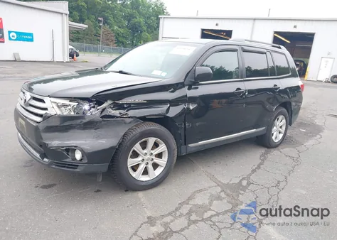 2013 Toyota Highlander Se V6 из США, поврежденный, VIN 5TDBK3EH7DS205580